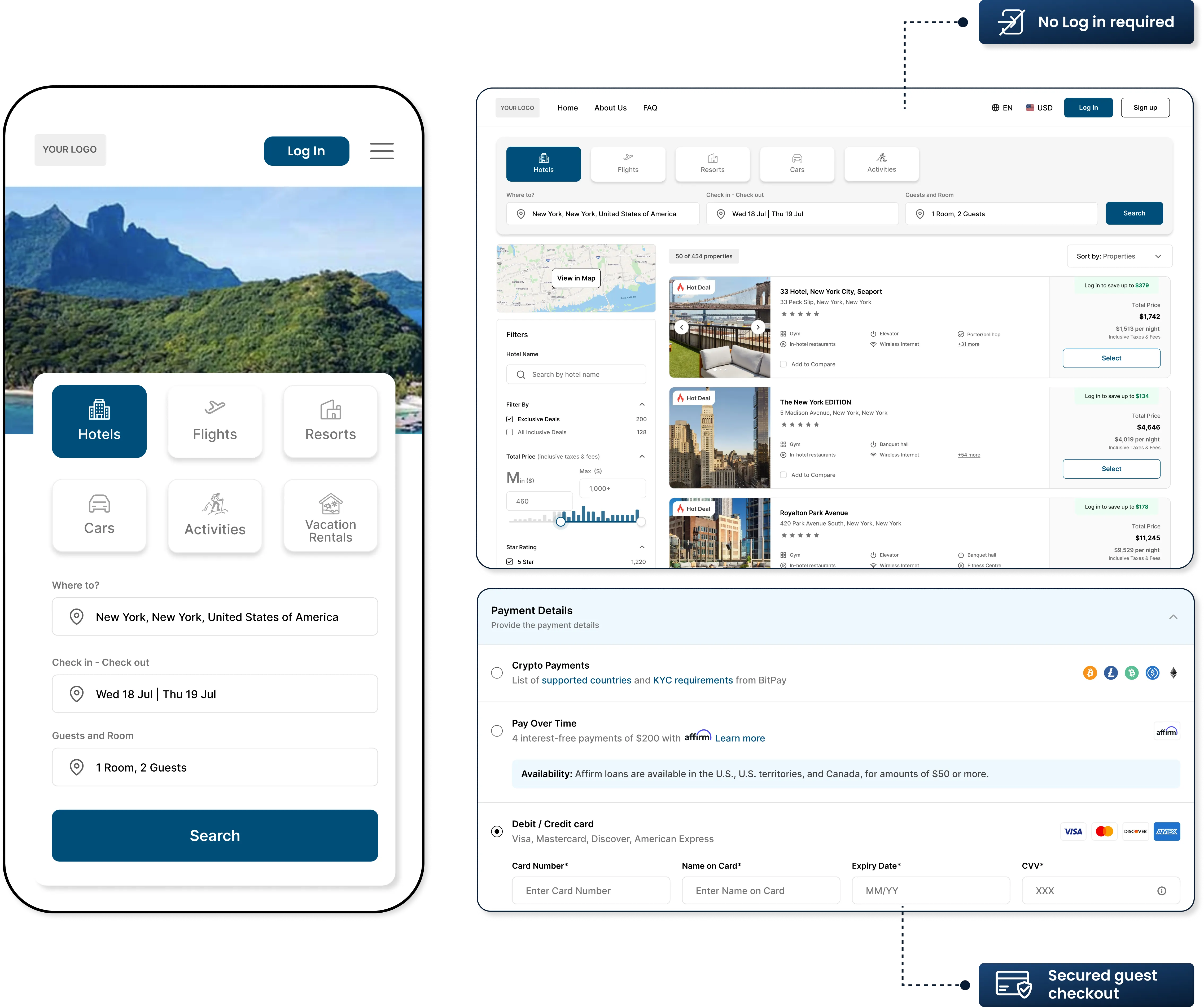 Xeni Go Direct booking experience preview