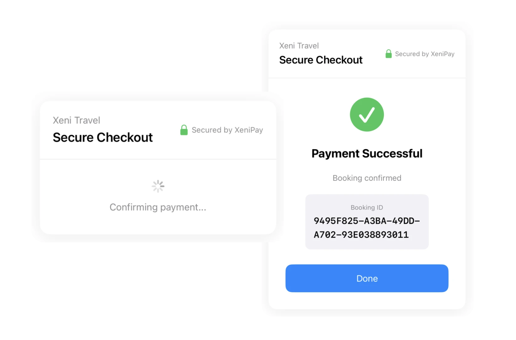 Bring your own payments UI